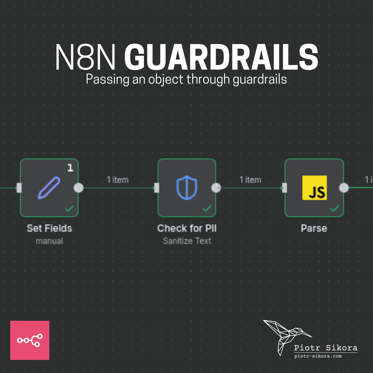 n8n Guardrails - Passing an object